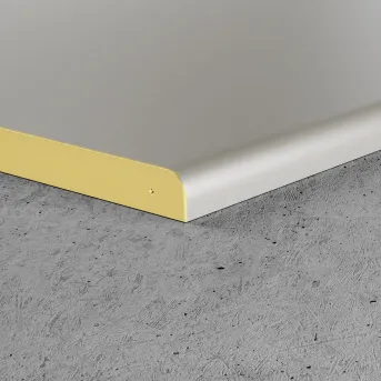 Profil zakończeniowy lewy - Anoda złoto - Aluminium anodowane