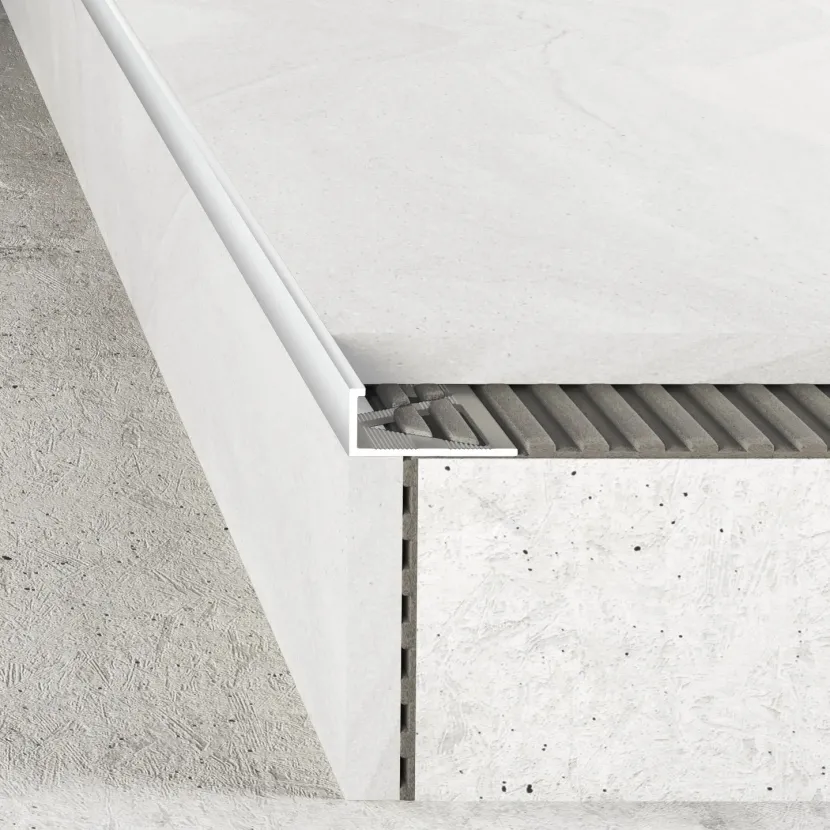Listwa krawędziowa 12 mm - Naturalne aluminium polerowane