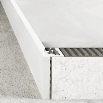 Listwa krawędziowa 12 mm - Lakier ral biały - Aluminium lakierowane