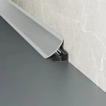 Listwa przyblatowa - Okleina srebrny mat - Tworzywo PVC