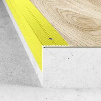 Kątownik Safety 35 x 35 - Żółta kontrastowa - Aluminium lakierowane