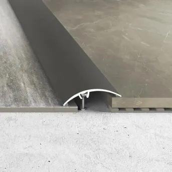 Listwa dylatacyjna - Inox gładki - Aluminium anodowane