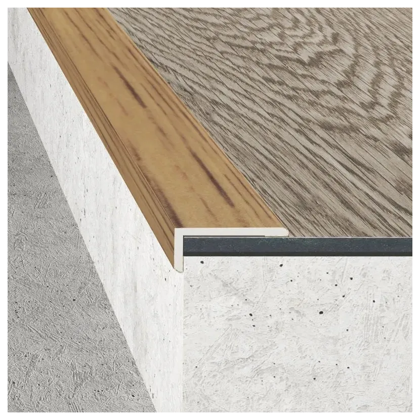 Kątownik 25 x 10 - Okleina dąb koniakowy