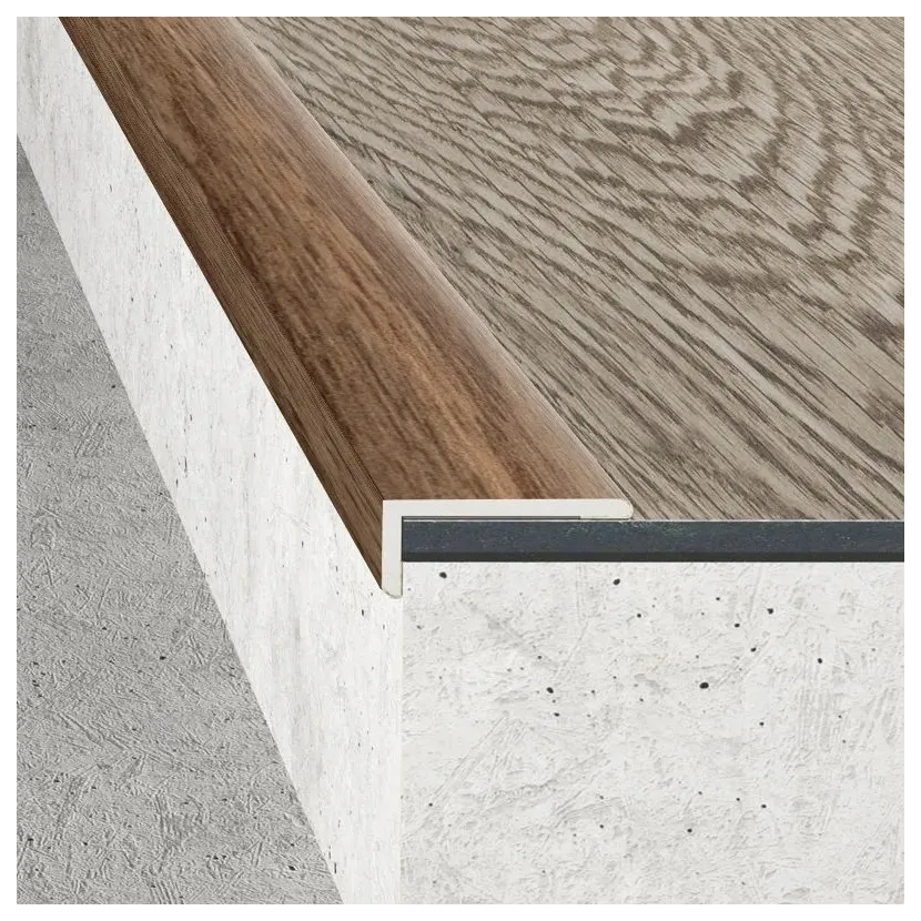 Kątownik 25 x 10 - Okleina merbau