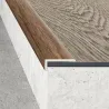 Kątownik 25 x 10 - Okleina merbau