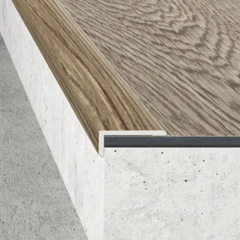 Kątownik 25 x 10 - Okleina dąb antyczny - Tworzywo PVC w okleinie