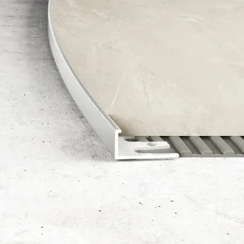 Profil Zakończeniowy Gięty - Naturalne aluminium - Aluminium naturalne