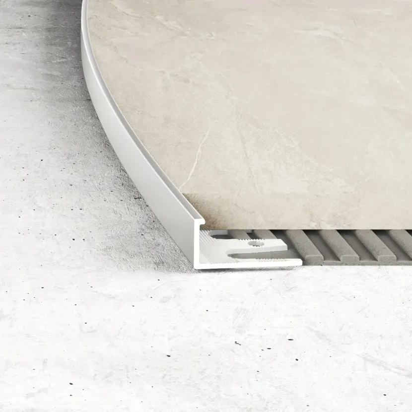Profil Zakończeniowy Gięty - Naturalne aluminium