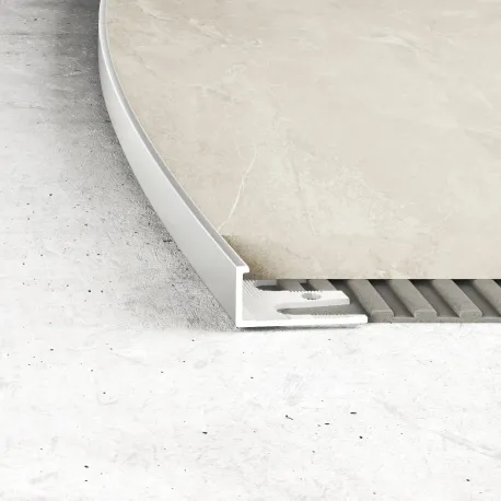 Profil Zakończeniowy Gięty - Naturalne aluminium