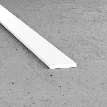 Płaskownik 25 x 2 - Lakier ral biały - Aluminium lakierowane
