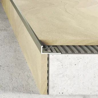 Listwa krawędziowa 10 mm - Lakier kamienna szarość - Aluminium lakierowane