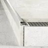 Listwa schodowa do płytki 10 mm - aluminium
