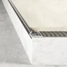 Listwa krawędziowa owalna 10 mm - Inox gładki