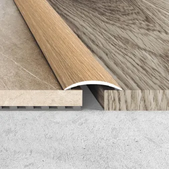 Listwa łączeniowa samoprzylepna 30 mm - dąb naturalny - Aluminium w okleinie
