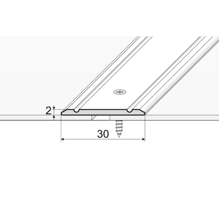 Listwa łączeniowa - Inox gładki